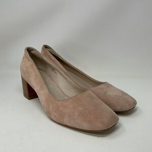 GREYCITY Heels Shoes Pumps Pink Suede Leather Size 10